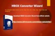 Convert MBOX Format to PST by Using MBOX Converter Wizard