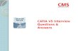 CATIA V5 Interview Questions & Answers