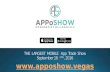 Apposhow - the  largest  mobile   app  trade   show - ppt updated