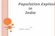 Population explosion and family welfare programme