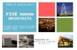 5 MODERN ARCHITECTS