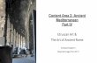 Content Area 2: Ancient Mediterranean Part 3