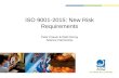 ISO 9001-2015: New Risk Requirements