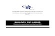 Cape biology syllabus