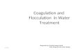 Coagulation and flocculation in water treatment
