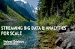 Streaming Big Data & Analytics For Scale