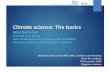 Climate science: The basics  (for students)