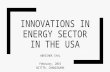 Energy resource management innovations in the usa