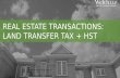 Real Estate Transactions: Land Transfer Tax + HST