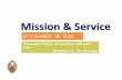 Mission & Service at a Glance 2016 slideshow
