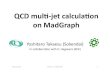 QCD multi-jet calculation on MadGraph