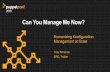 PuppetConf 2016: Can You Manage Me Now? Humanizing Configuration Management at Scale – Tray Torrance, Twitter