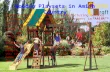 Durable wooden playsets Amish Country