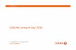 OSRAM Analyst Day 2016