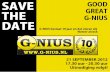 Save the date G-Nius
