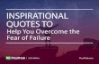 Overcome the fear of failure