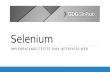 Testes de interfaces Web com Selenium