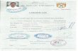 B.Sc. Certificate and transcript