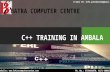 C++ TRAINING IN AMBALA CANTT! BATRA COMPUTER CENTER