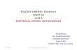 Energy Auditing & Demand Side Management (10EE842): unit 4: Electrical System Optimization: VTU syllabus for eighth semester students