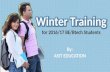 Winter Training Programme for BE/B.Tech