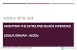 Google Hotel Ads | Disrupting the Entire Paid Search Experience