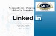 LinkedIn - An Introduction - "Dress for Success for the Internet"