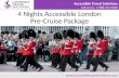 4 Nights Accessible London Pre-Cruise Package