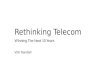 Connecting the Dots, Rethinking Telecoms, Vish Nandlall