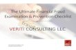 The Ultimate Financial Fraud Examination & Prevention Checklist