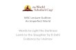 World Scholar's Cup Lecture Outline