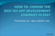 Best iOS app development company- ppt - codiant