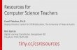 Resources For Computer Science Teachers