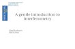 A gentle introduction to interferometry