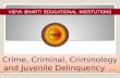 Crime, criminal, criminology and juvenile delinquency. latest