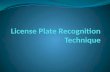 Liscence plate recognition