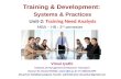 Training Need Analysis Training and Development