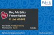 [Webinar] Bing Ads Editor: Feature Update (vers. 11.x)