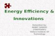 Energy Efficiency & recent innovation in india in the same...!!!