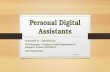 Personal digital assistants