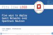 Fits Like Lego: Five Ways to Deploy Guest Networks Over OpenStack Neutron - Liaz Kamper - OpenStack Day Israel 2016
