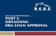 Obtaining SBA Loan Approval