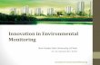 Innovation in environmental monitoring