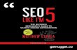 Actionable steps for SEO like i'm 5  in 30 nuggets from Matthew Capala