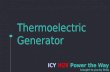 Thermoelectric Generator Presentation