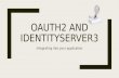OAuth2 and IdentityServer3