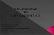 Anchorage  in  orthodontic treatment