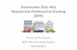 Downtown Residential Preferential Parking (RPP)