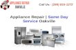 Appliance Repair Company Oakville | Same Day Service