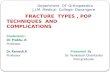 Fracture  types - Plaster  Of  Paris  tecniques  and  Complications